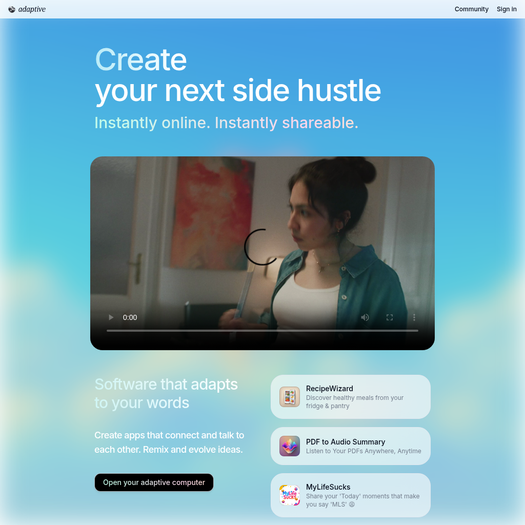Adaptive screenshot