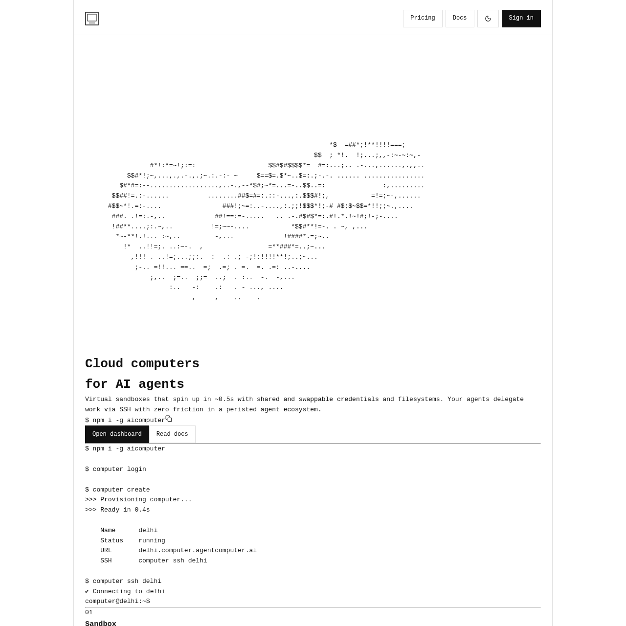 Agent Computer screenshot