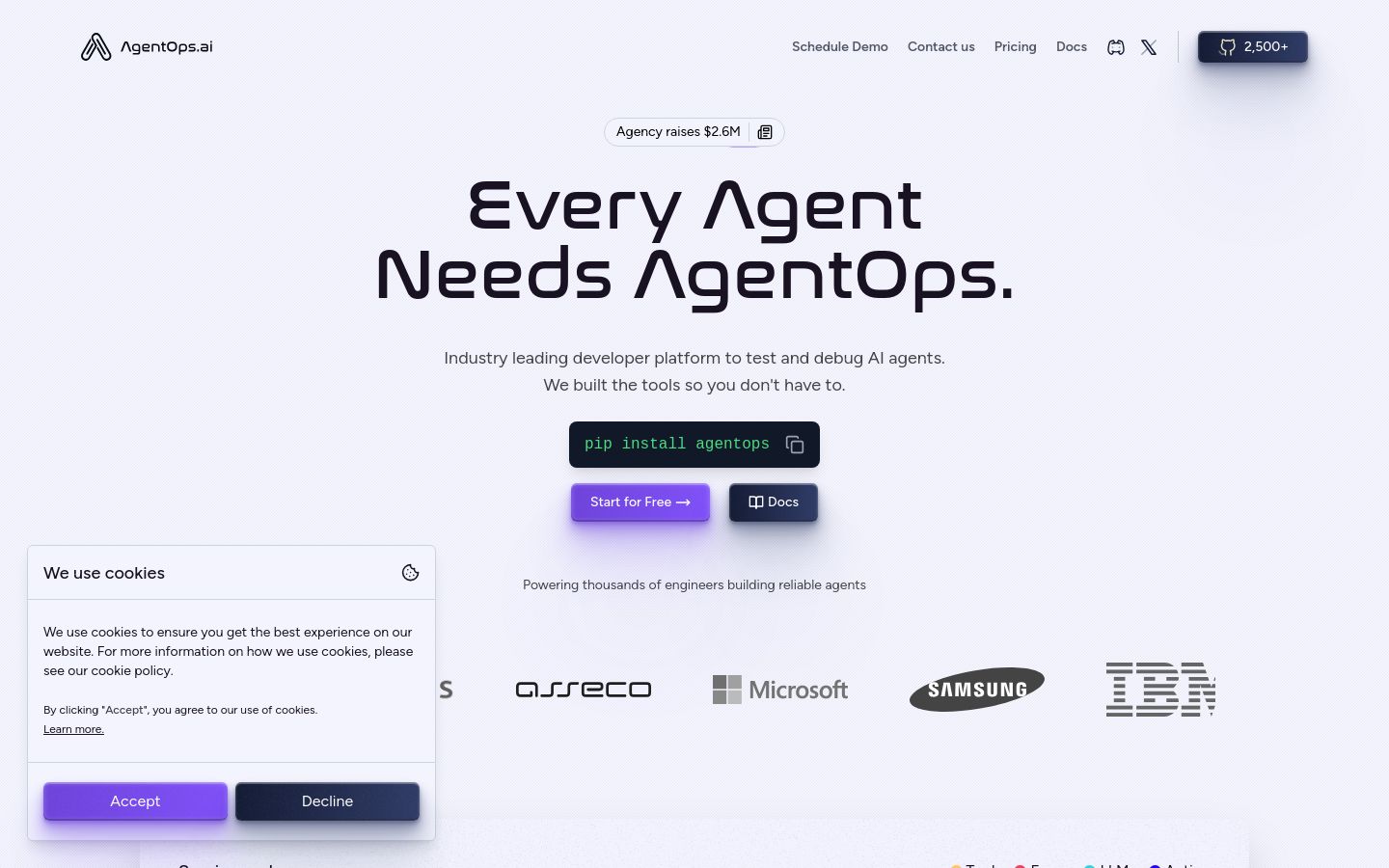 AgentOps screenshot