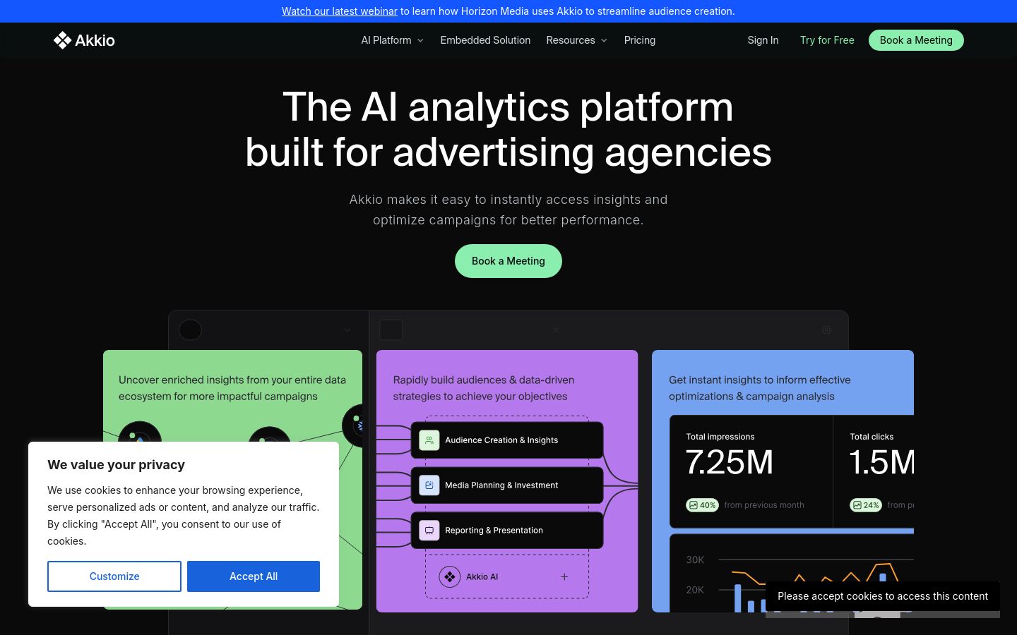 Akkio screenshot