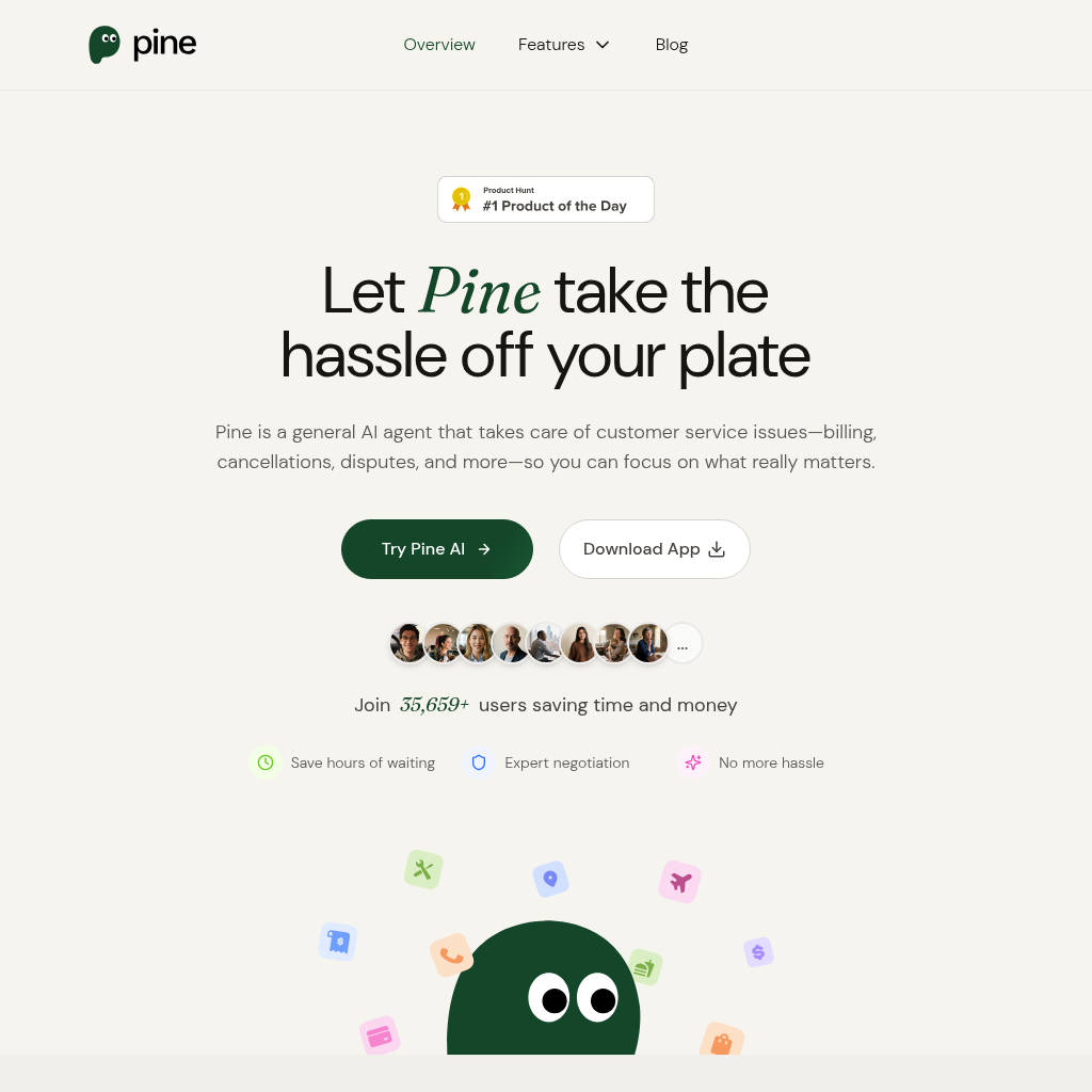 Pine AI screenshot