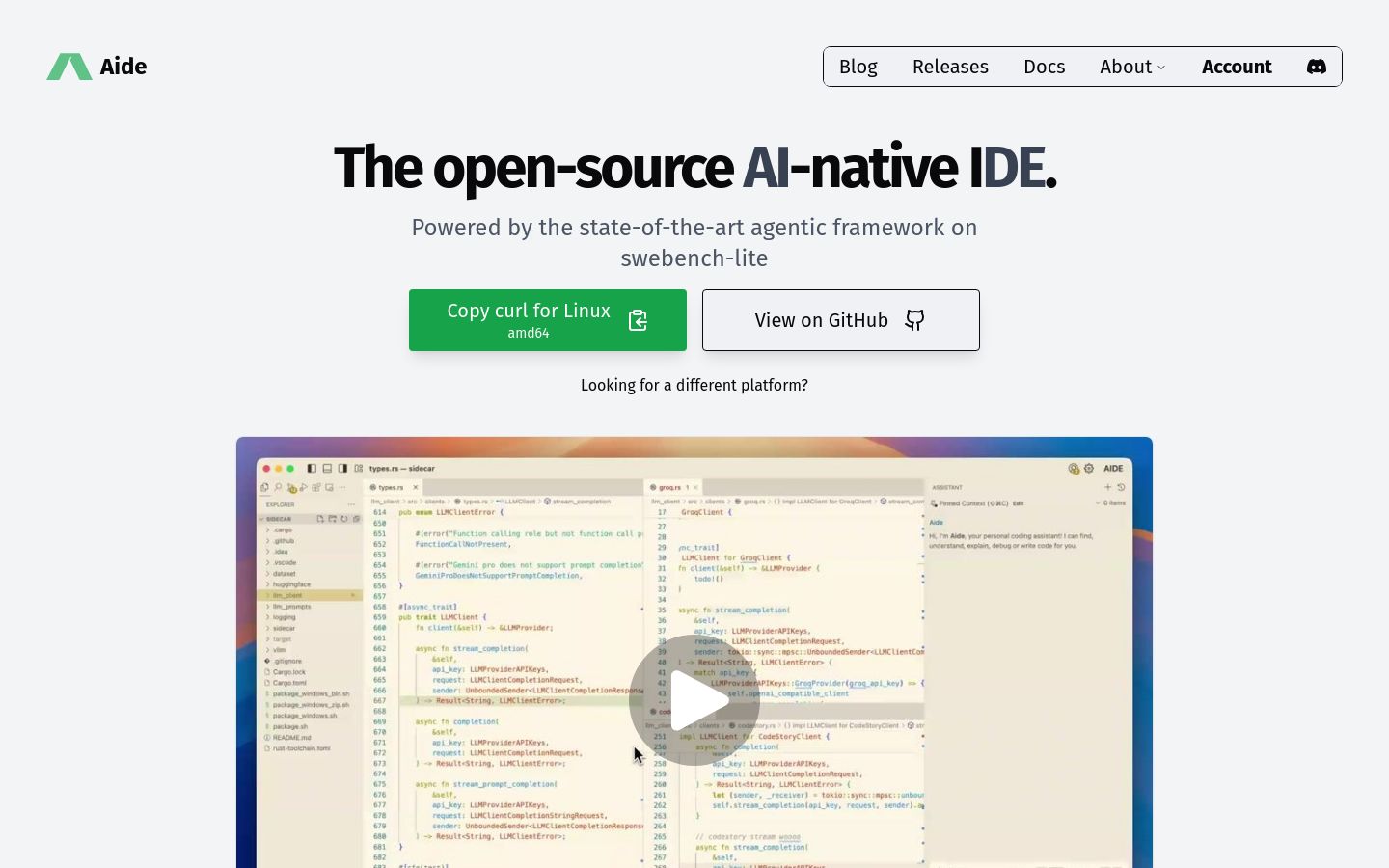 Aide screenshot