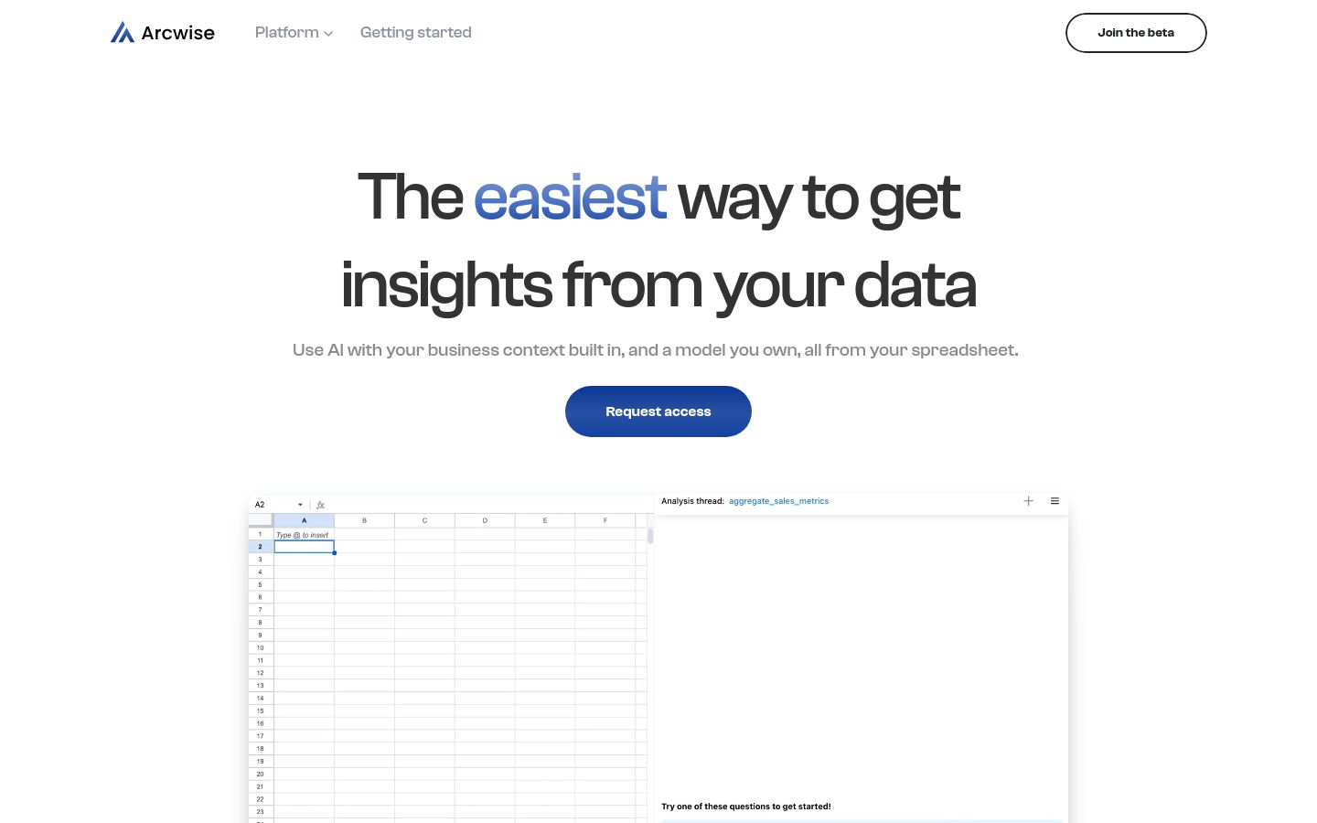 Arcwise screenshot