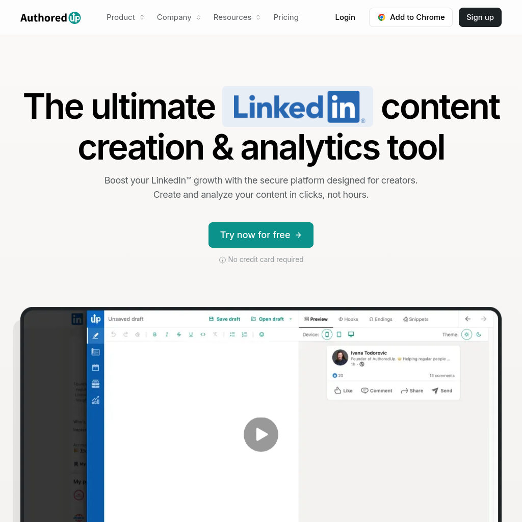 AuthoredUp screenshot