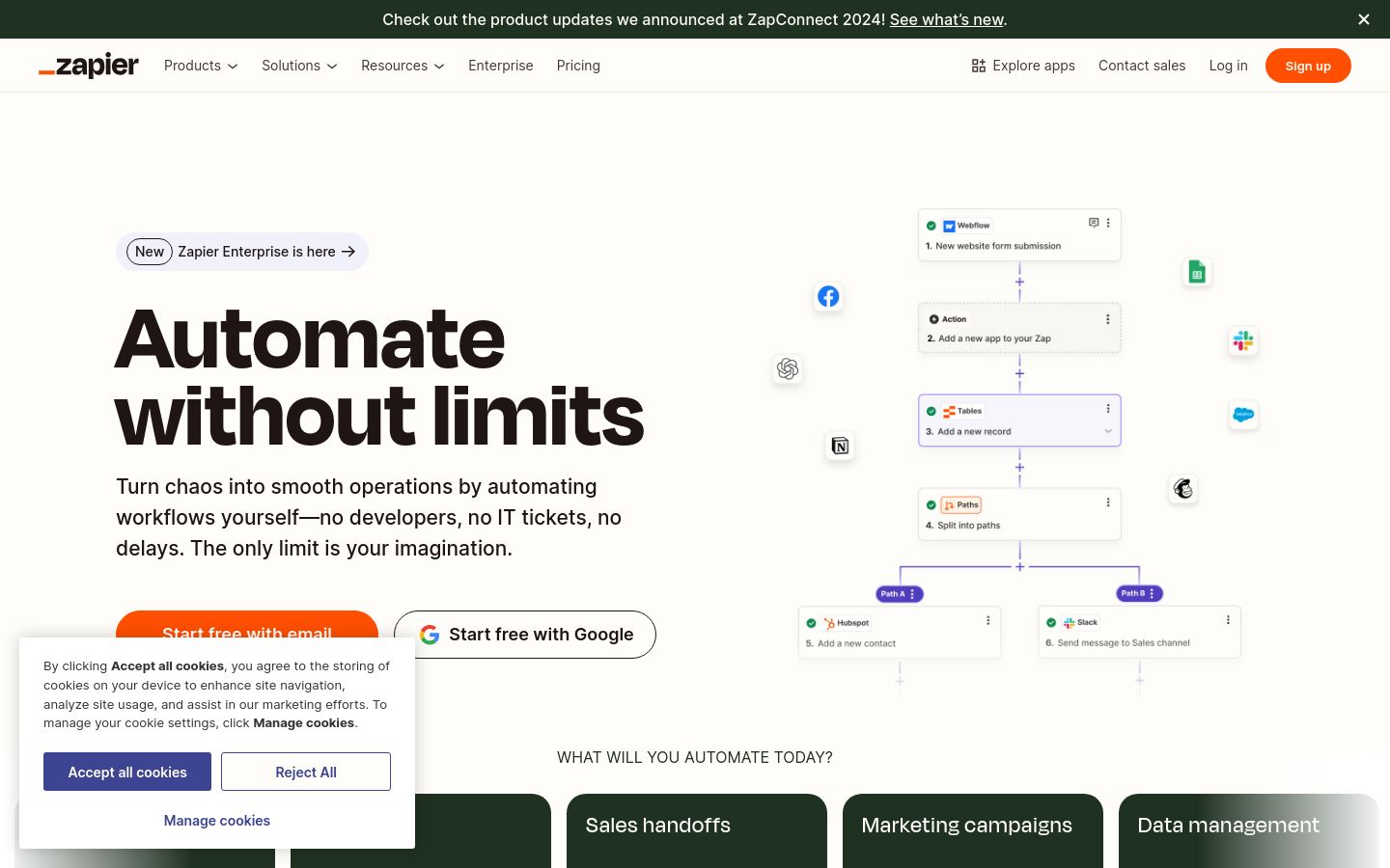 Zapier screenshot