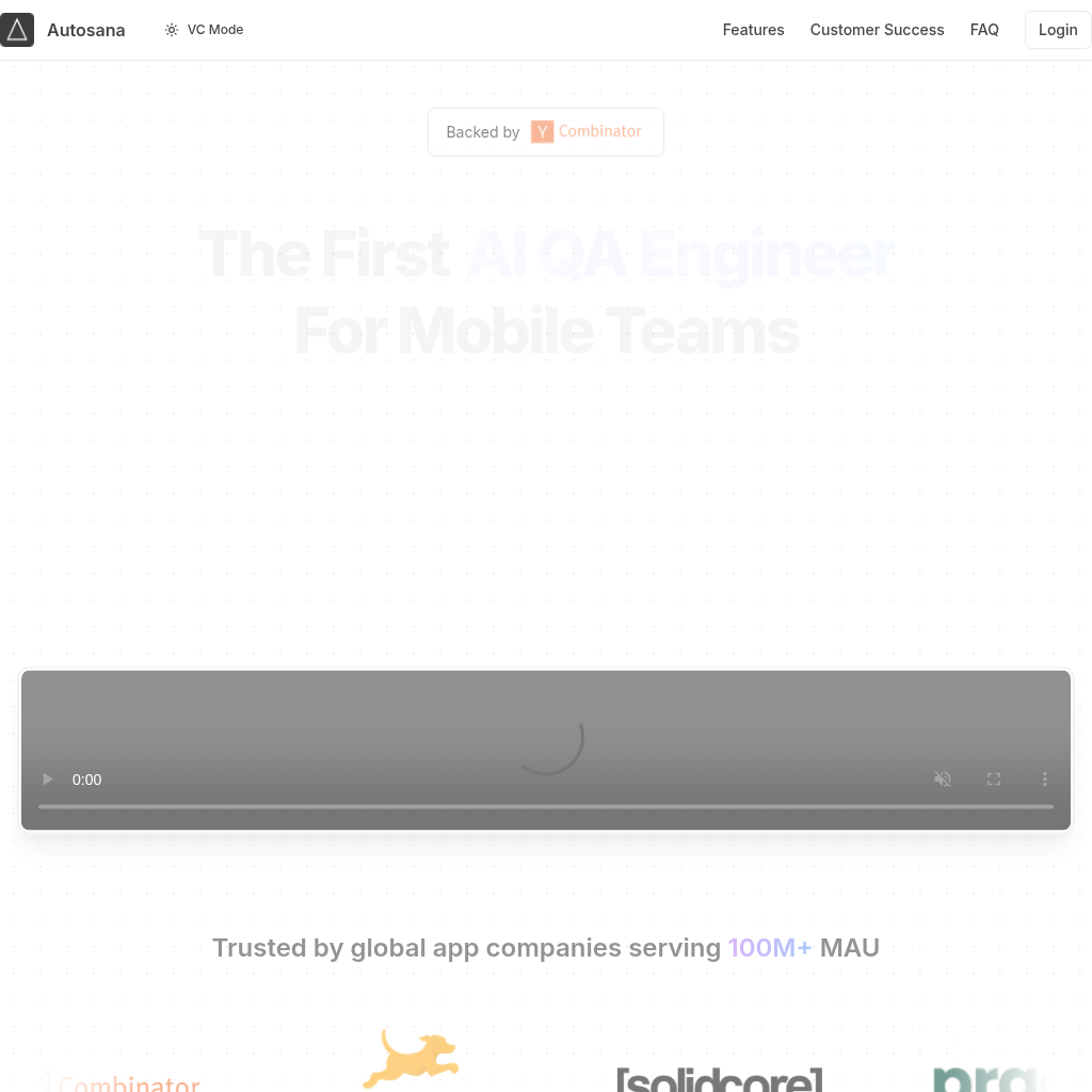 Autosana screenshot