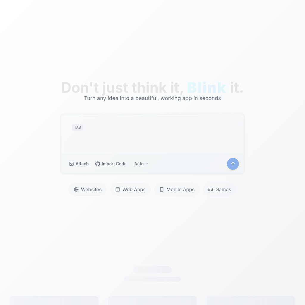 Blink screenshot