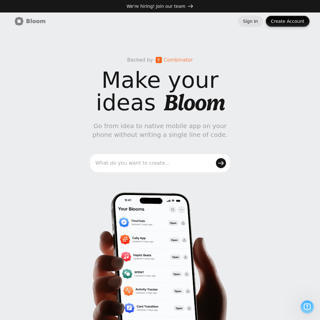 Bloom screenshot