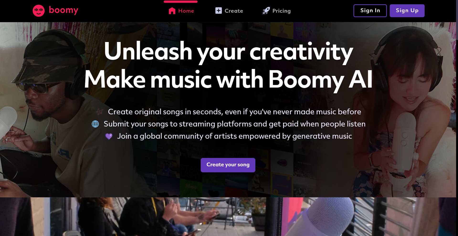 Boomy screenshot
