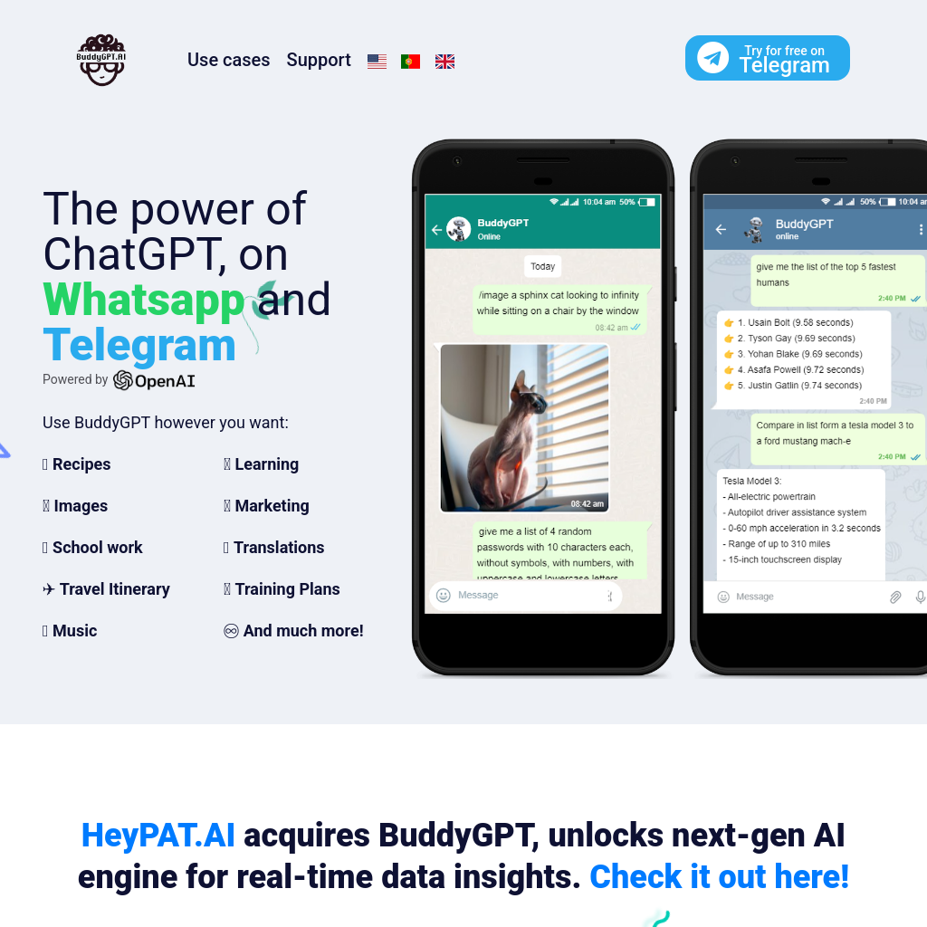 BuddyGPT screenshot
