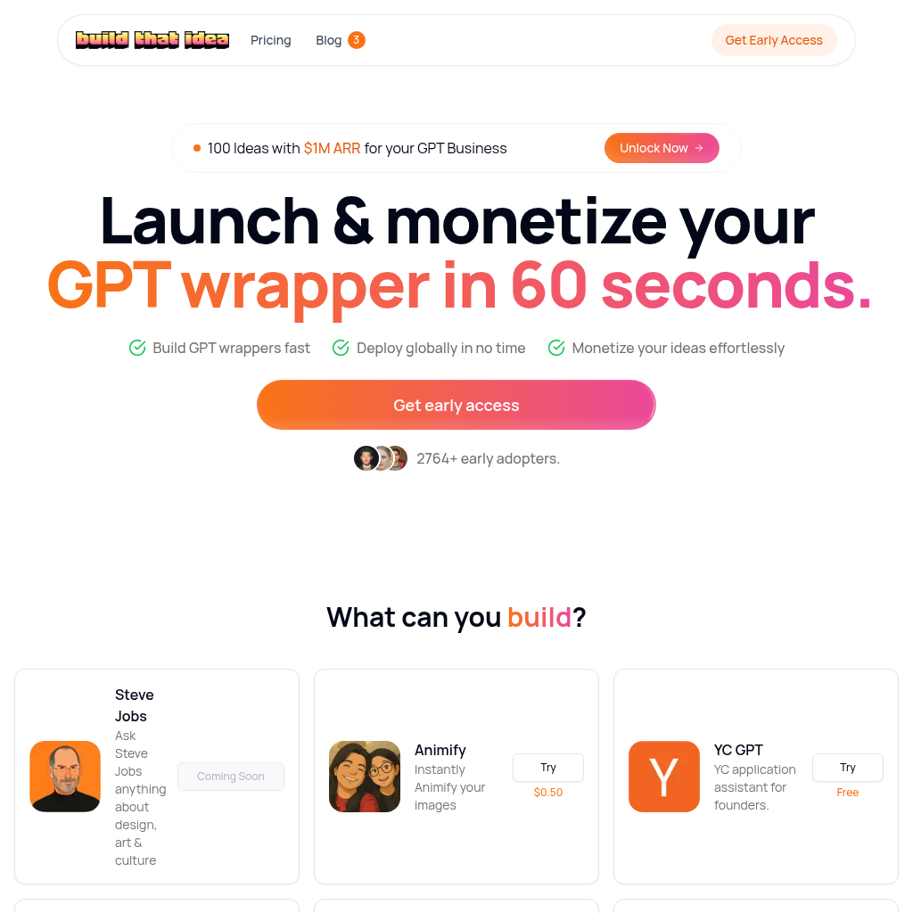 BuildThatIdea screenshot