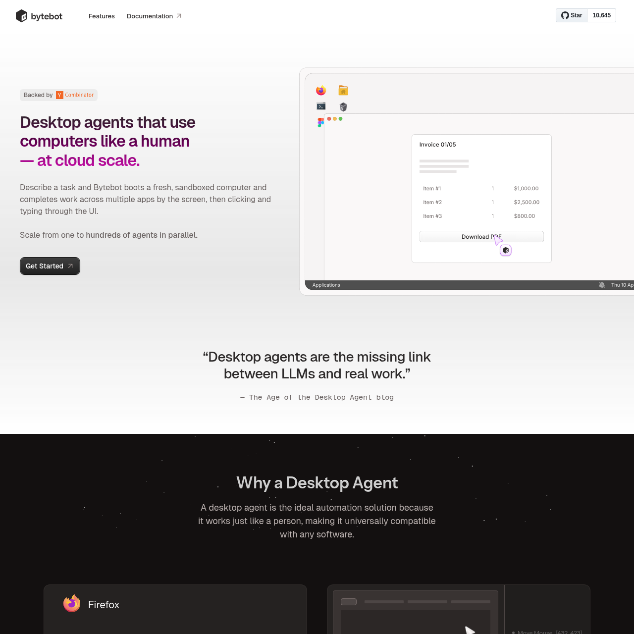 Bytebot screenshot