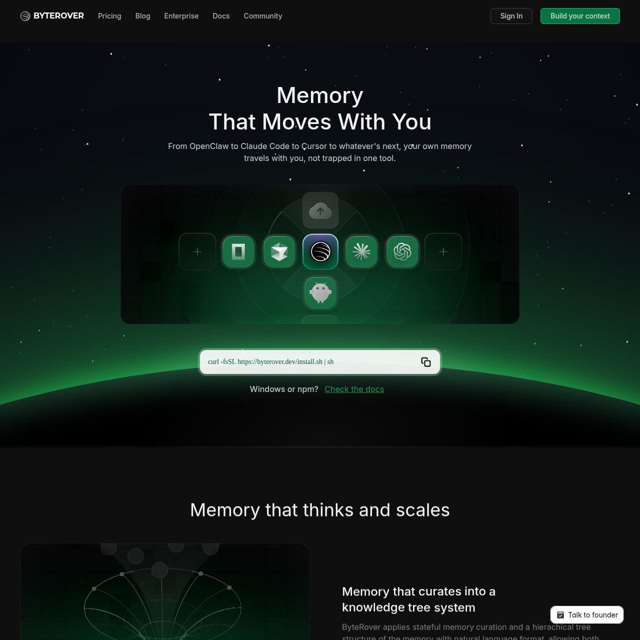 ByteRover screenshot