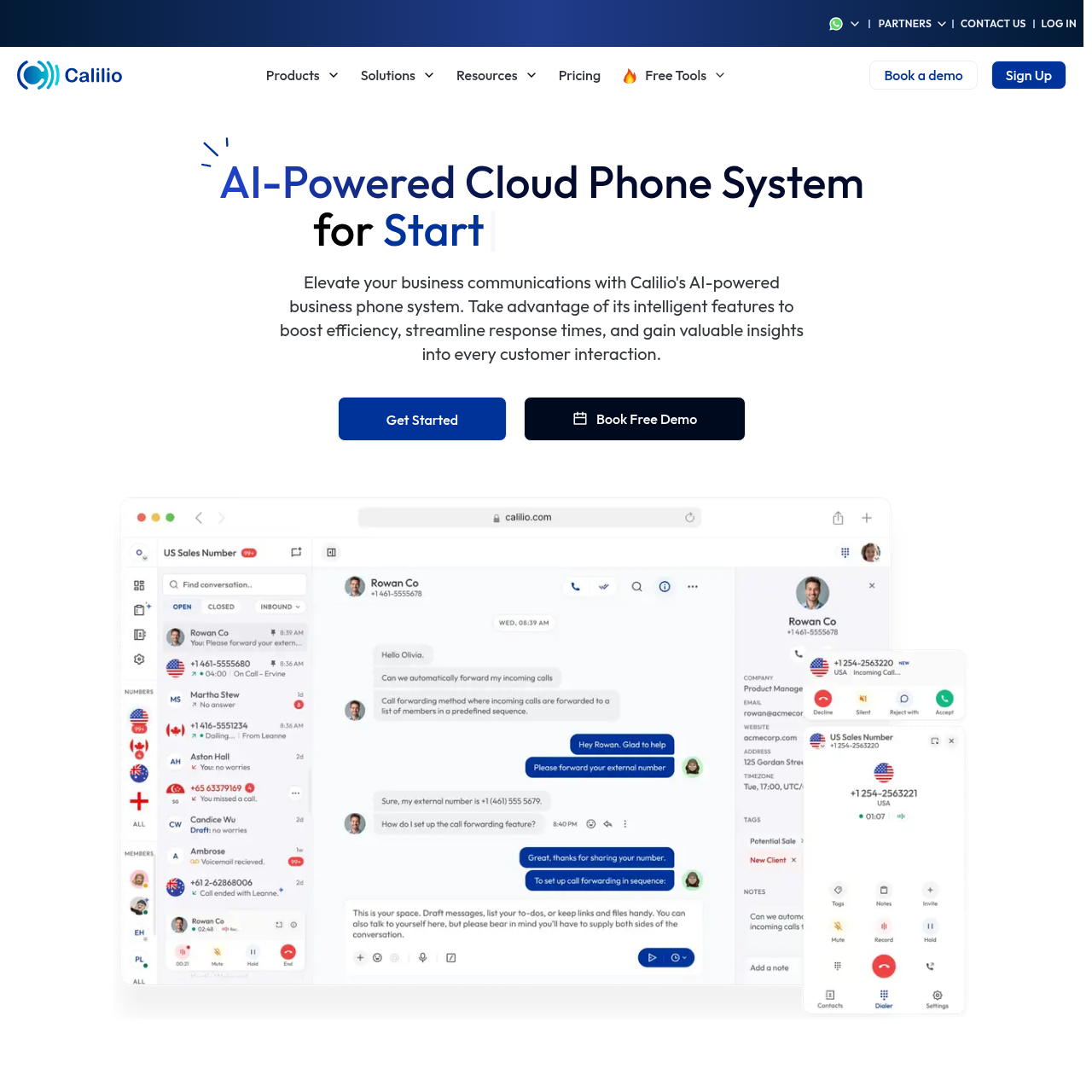 Calilio screenshot