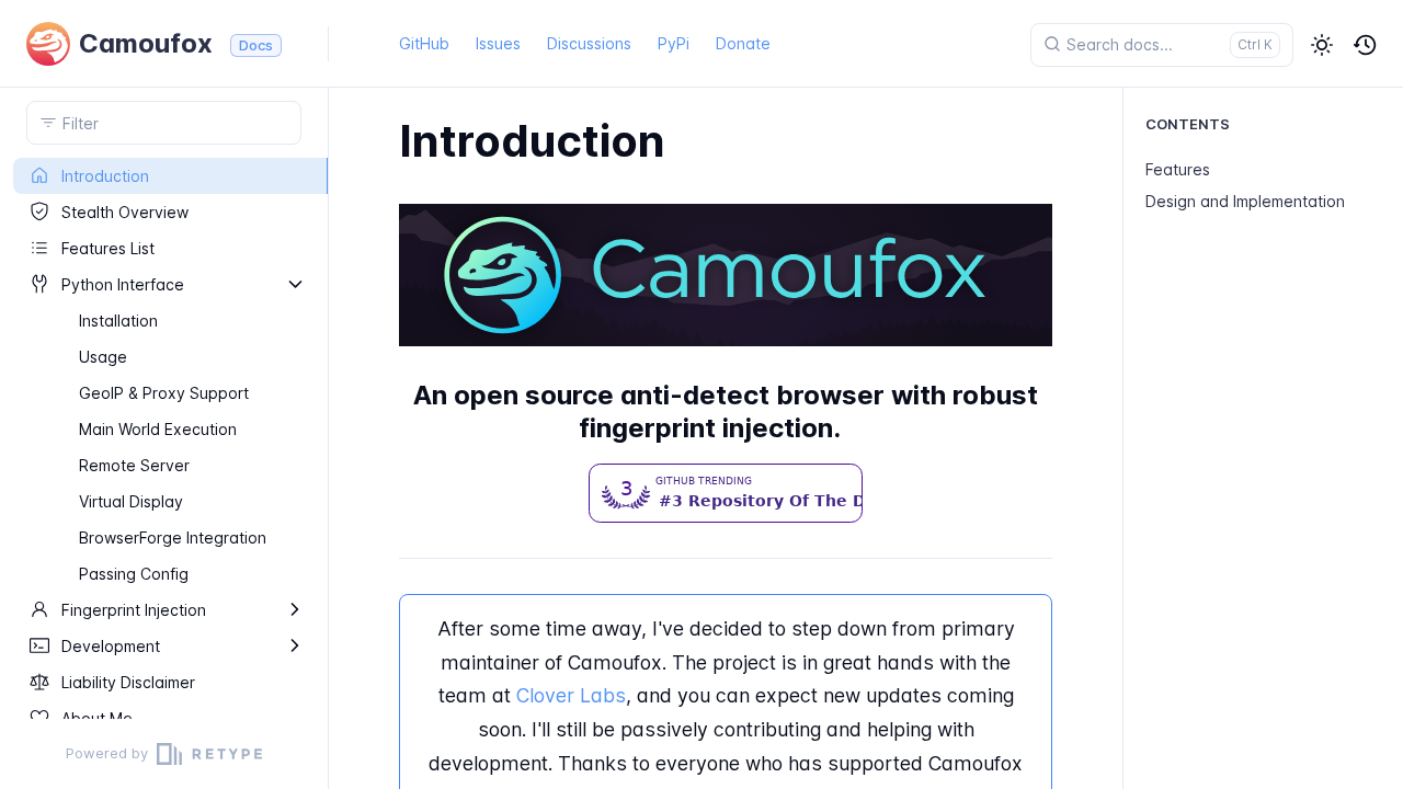 Camoufox screenshot