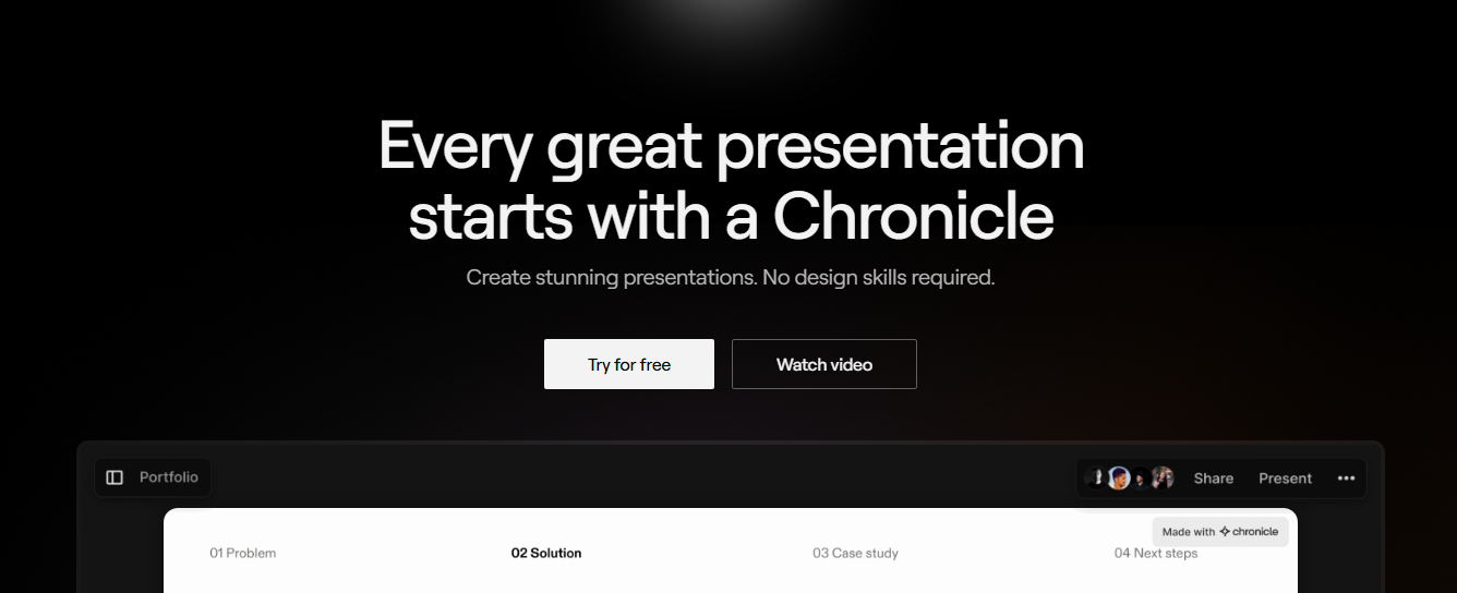 Chronicle screenshot