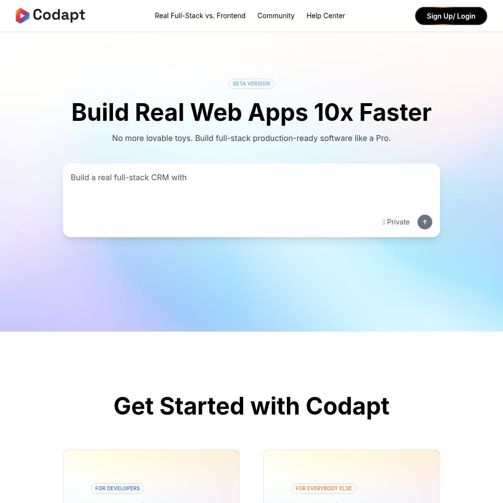 Codapt.ai screenshot