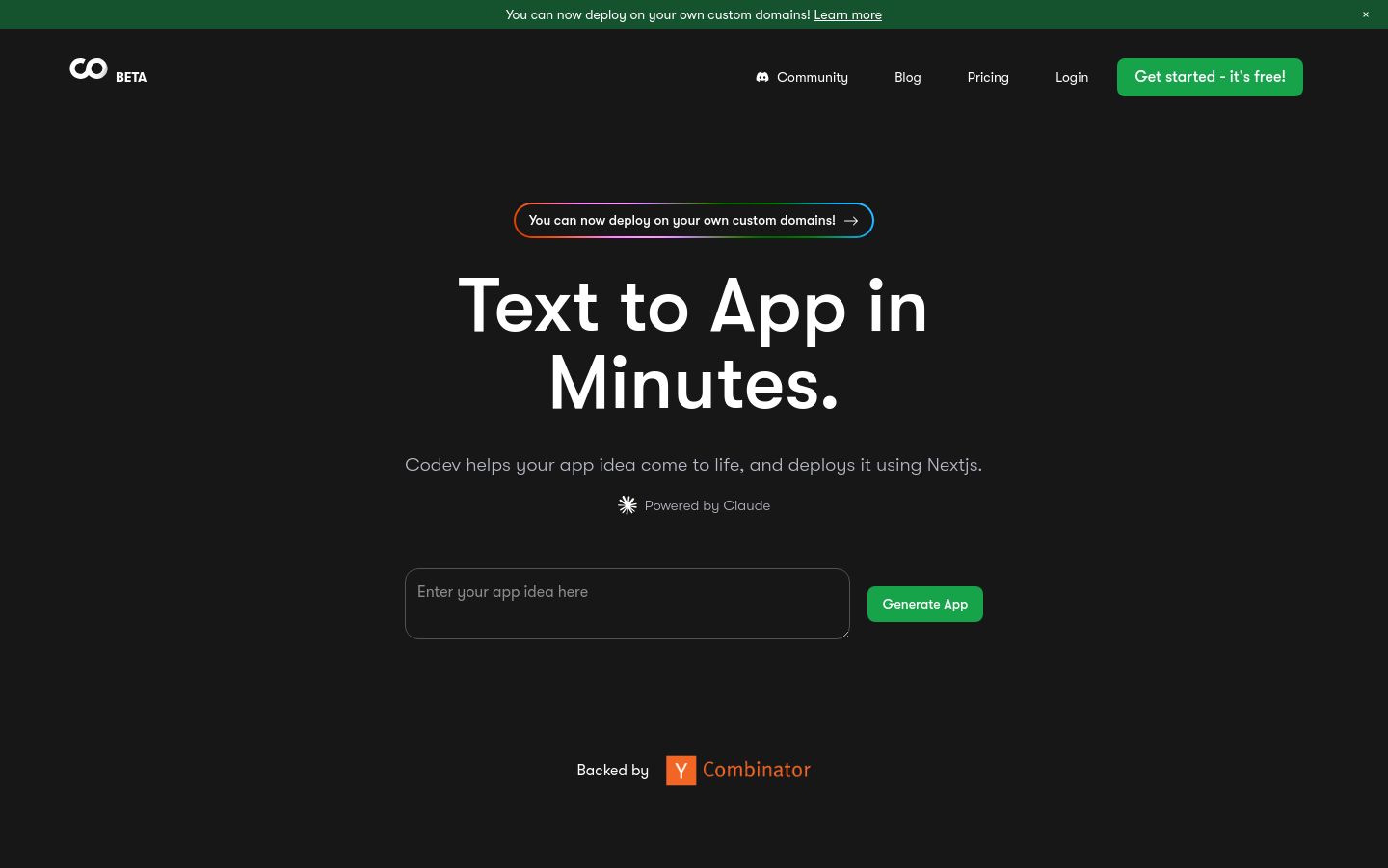 Codev screenshot