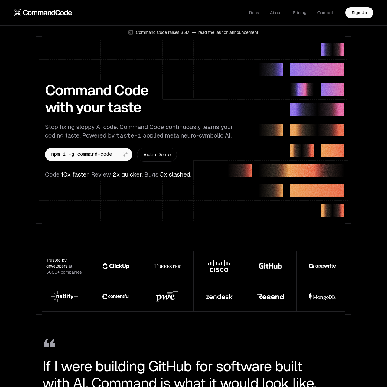 Command Code screenshot