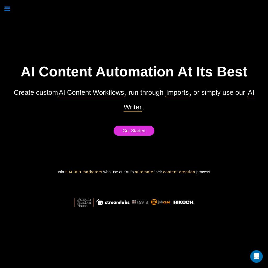 ContentBot screenshot