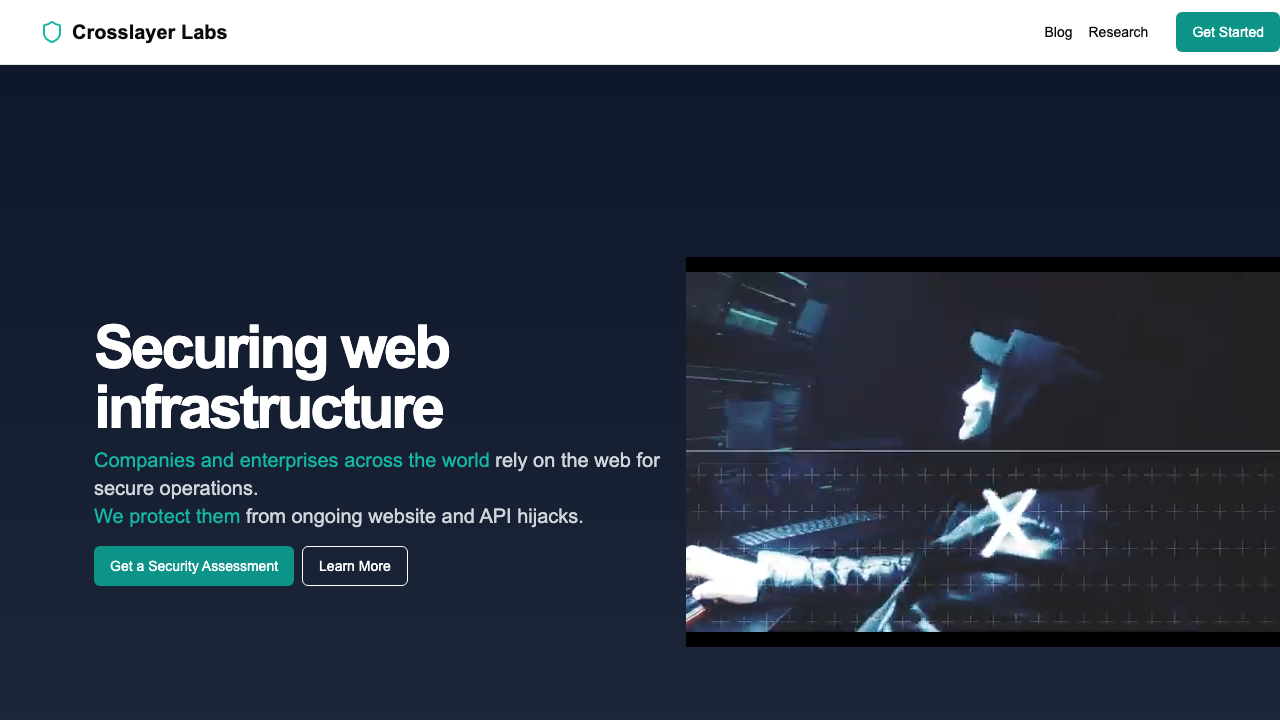 Crosslayer Labs screenshot