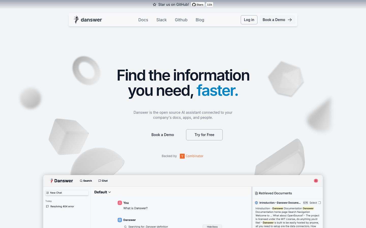 Danswer screenshot