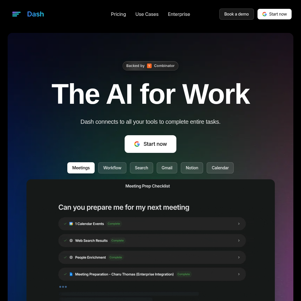 Dash AI Chat screenshot