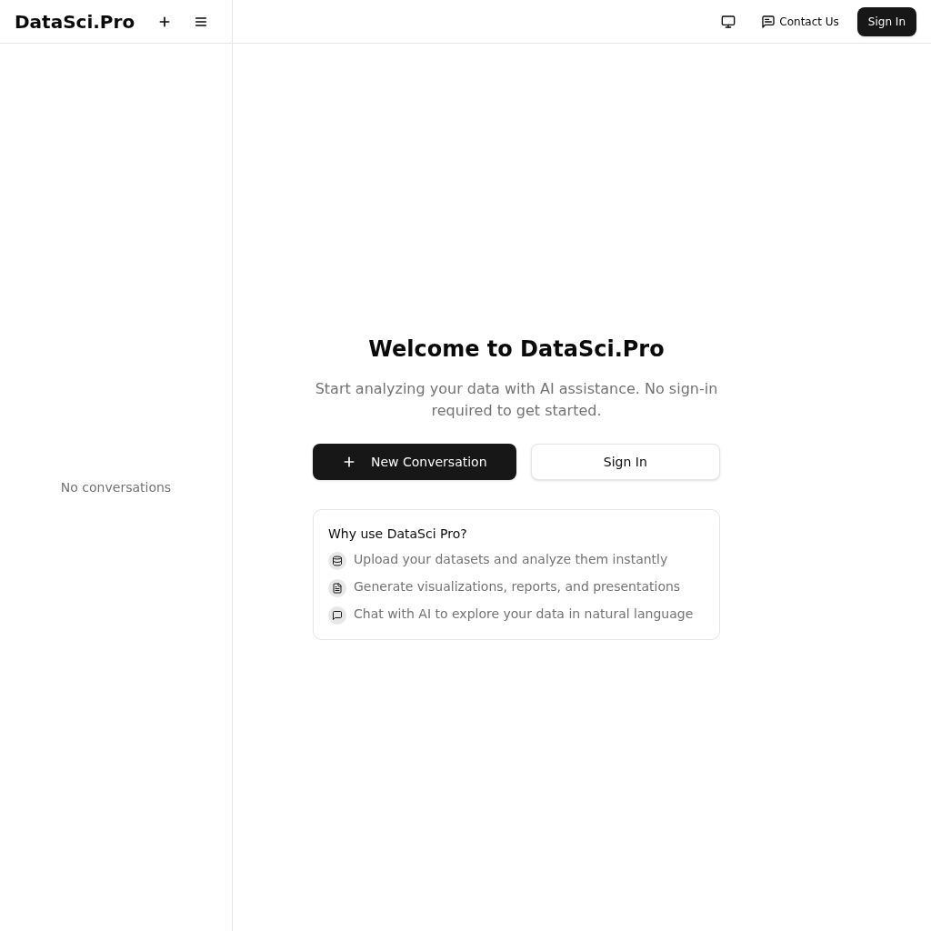 DataSci.Pro screenshot