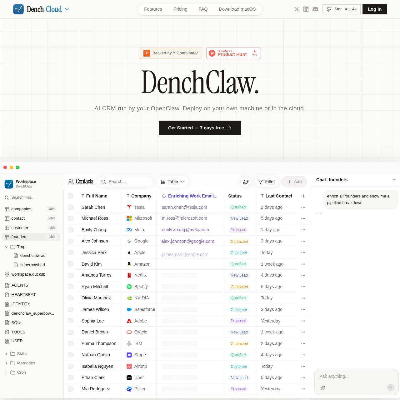 Dench Cloud screenshot