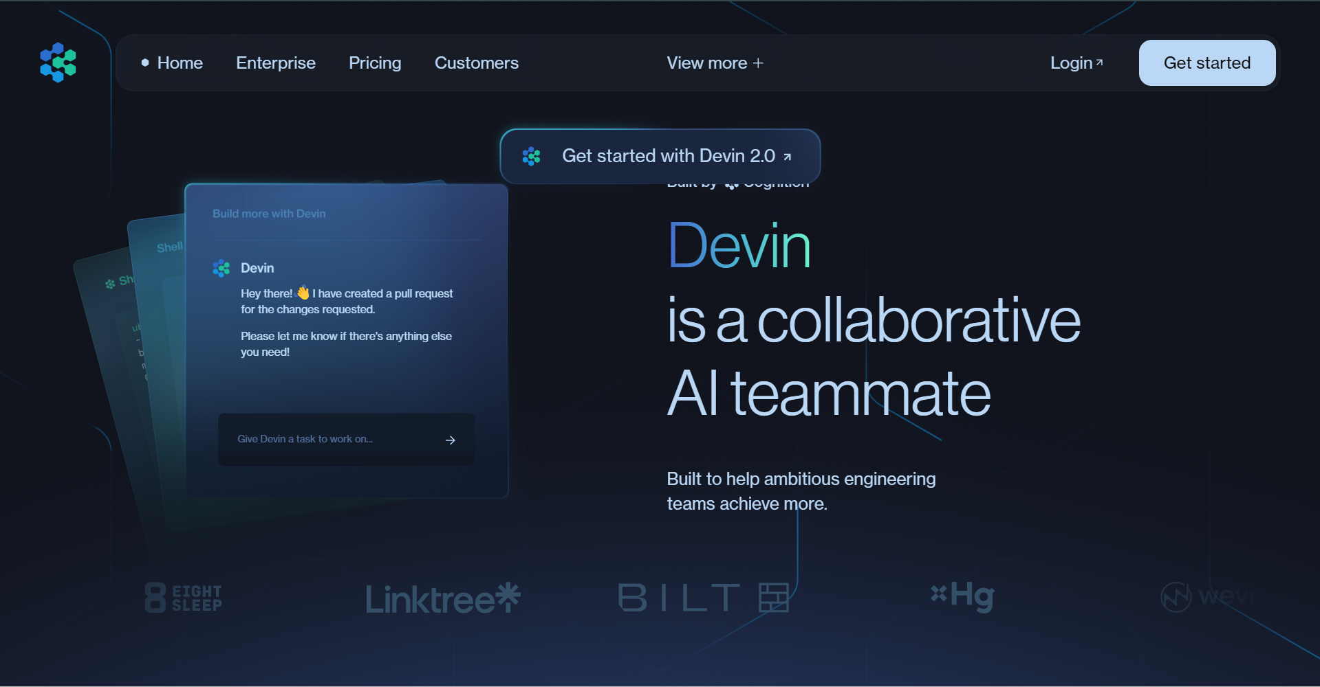 Devin screenshot