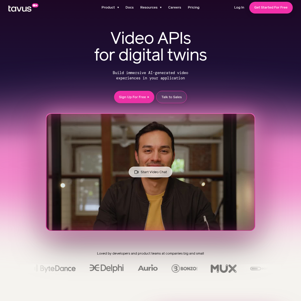 Tavus screenshot