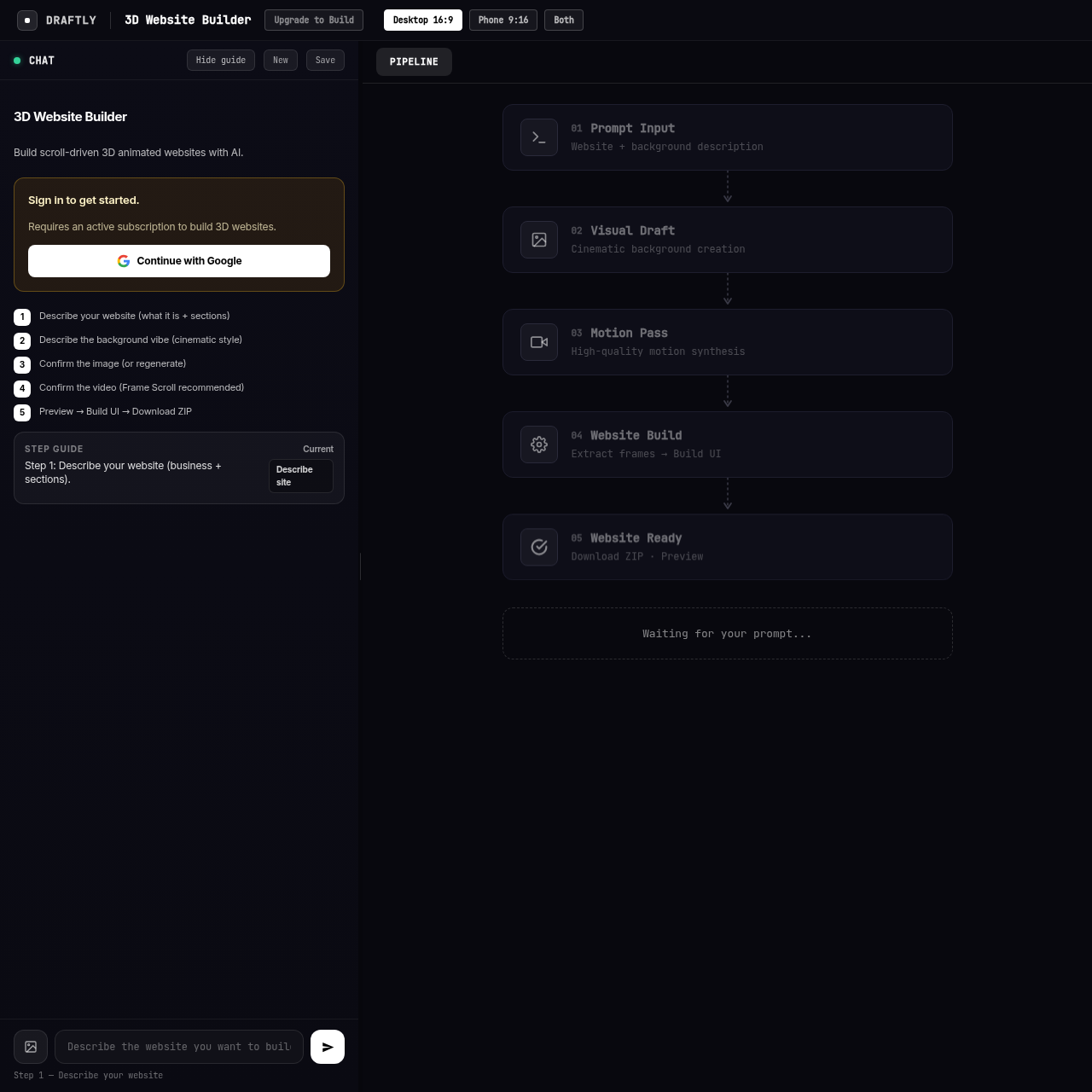 Draftly screenshot