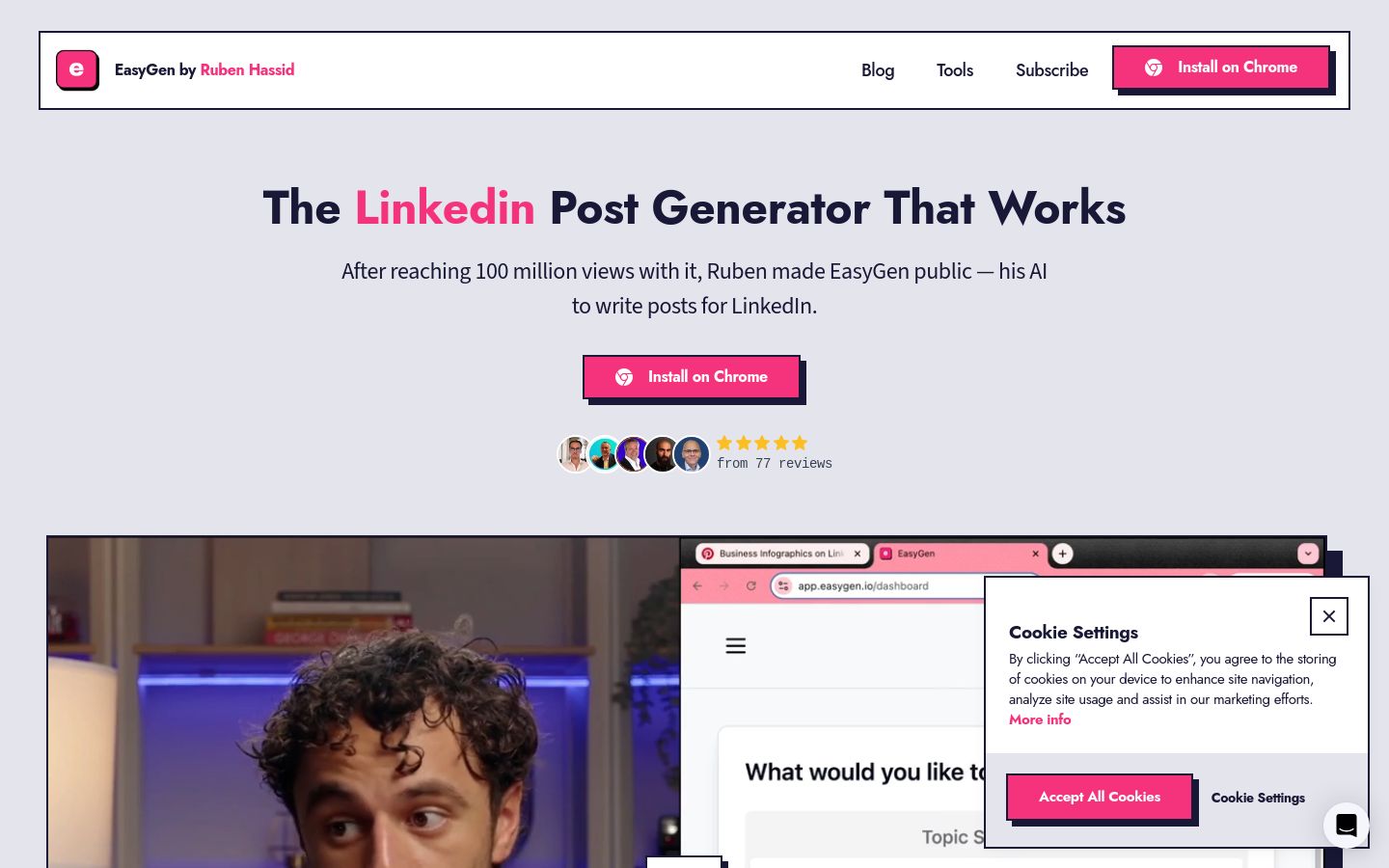 EasyGen screenshot