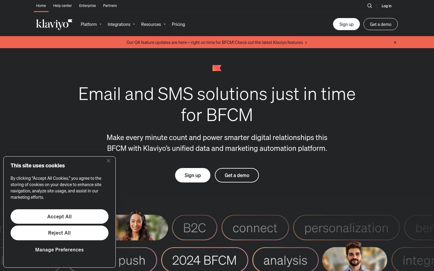 Klaviyo screenshot