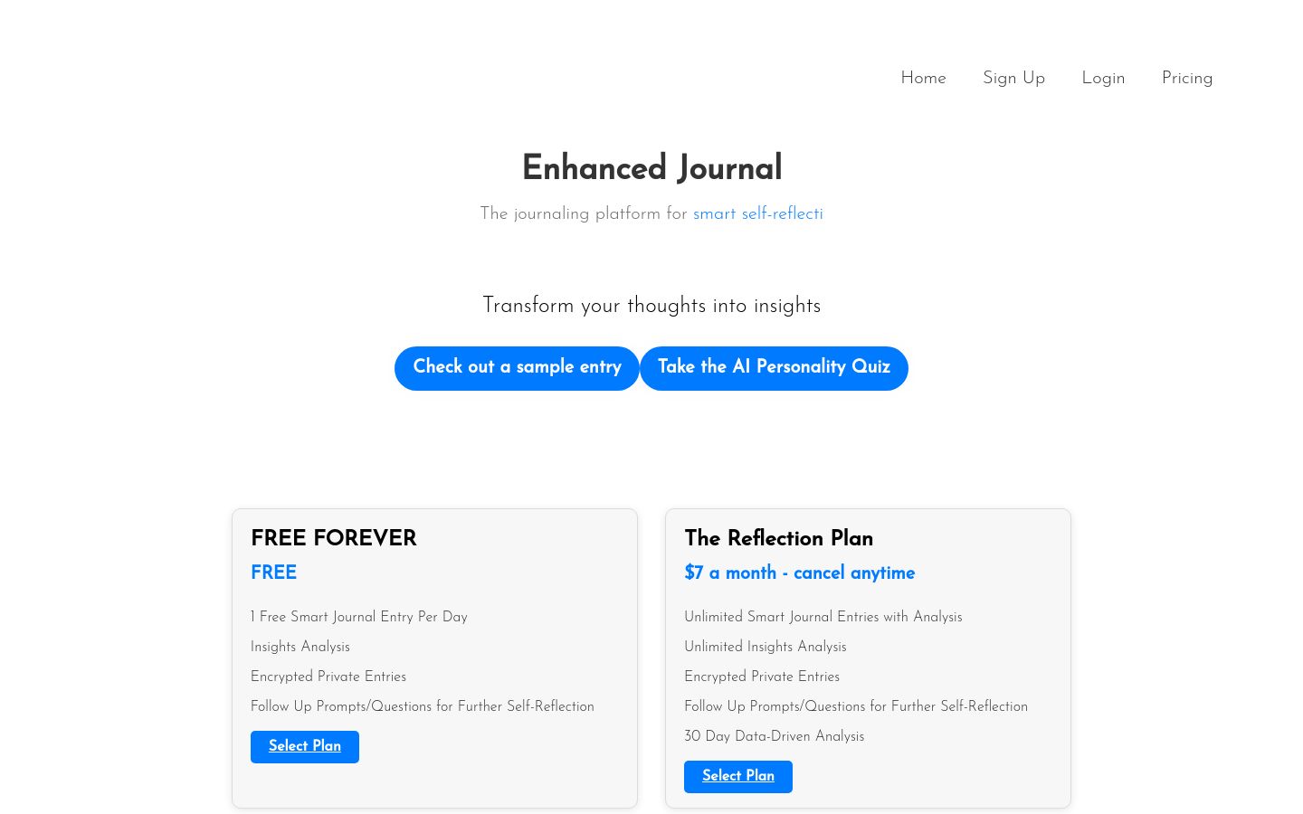Enhanced Journal screenshot