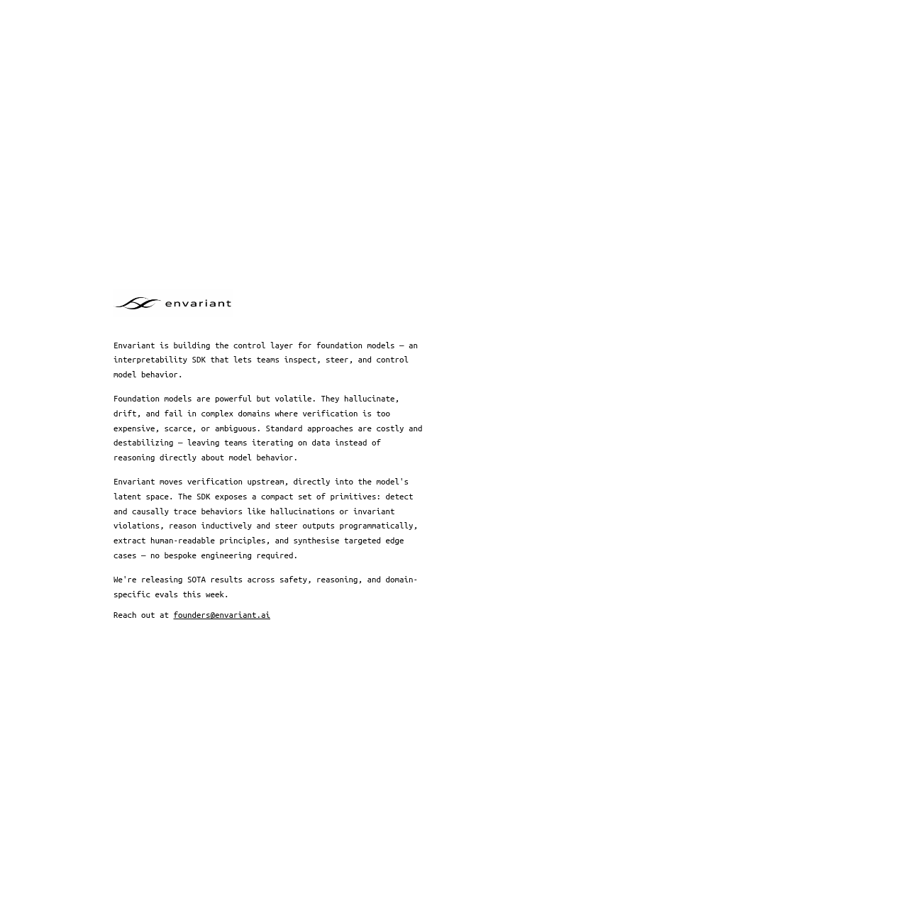 Envariant screenshot