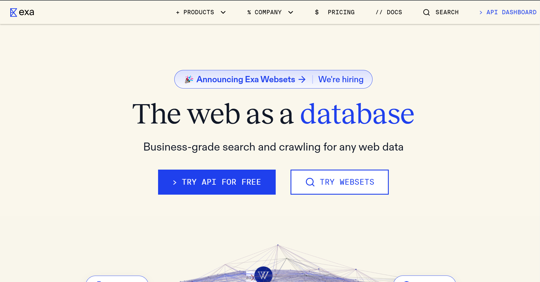 Exa screenshot