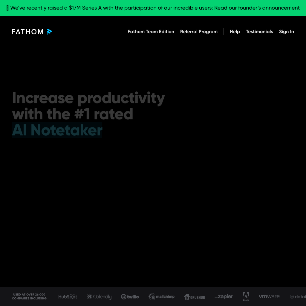 Fathom - Free AI Notetaker screenshot