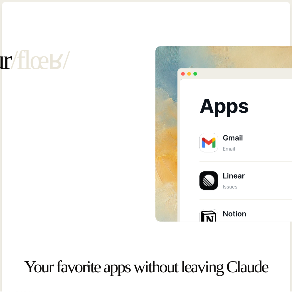 Fleur MCP App Store screenshot