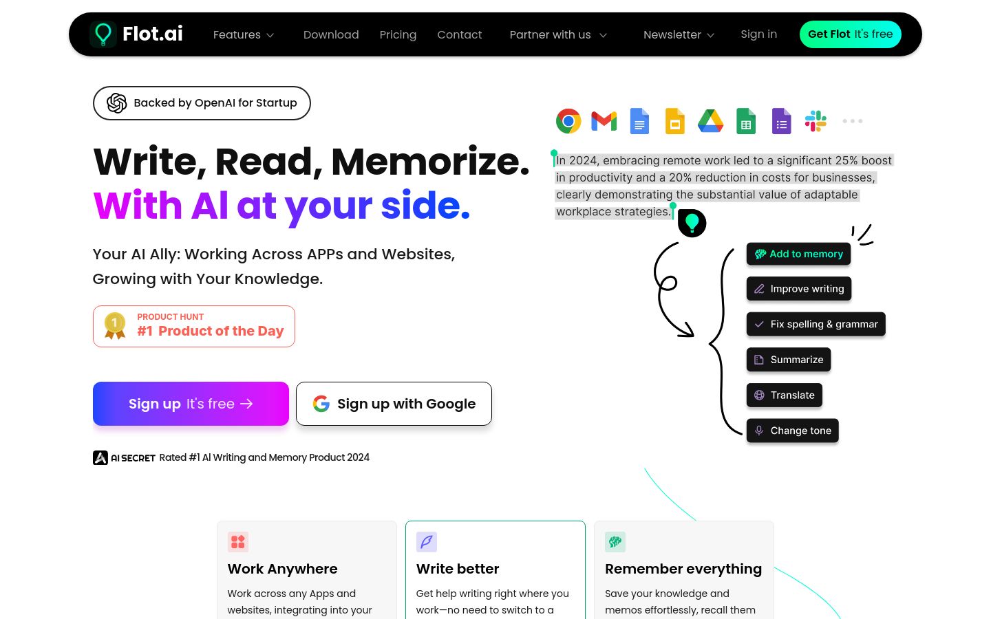 Flot AI screenshot
