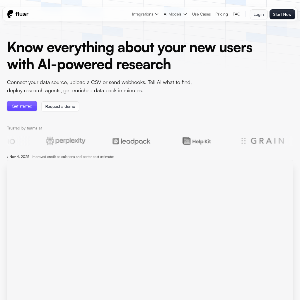 Fluar screenshot