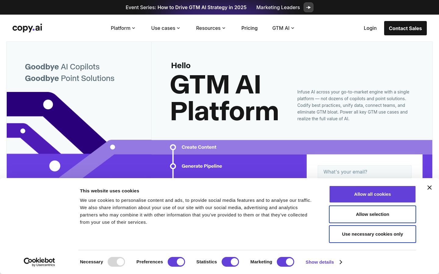 Copy.ai screenshot