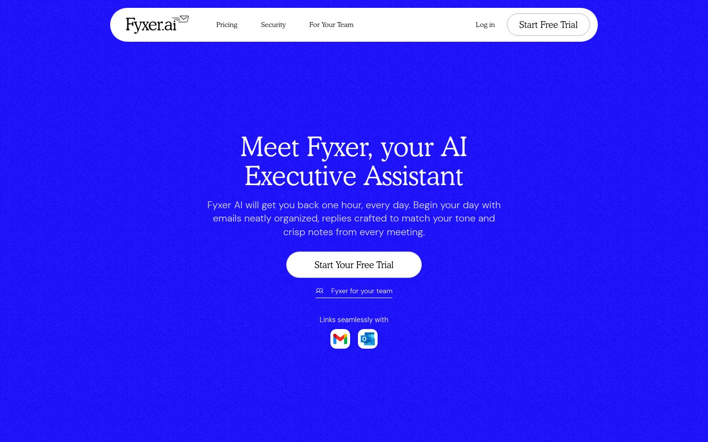 Fyxer AI Executive Assistant screenshot
