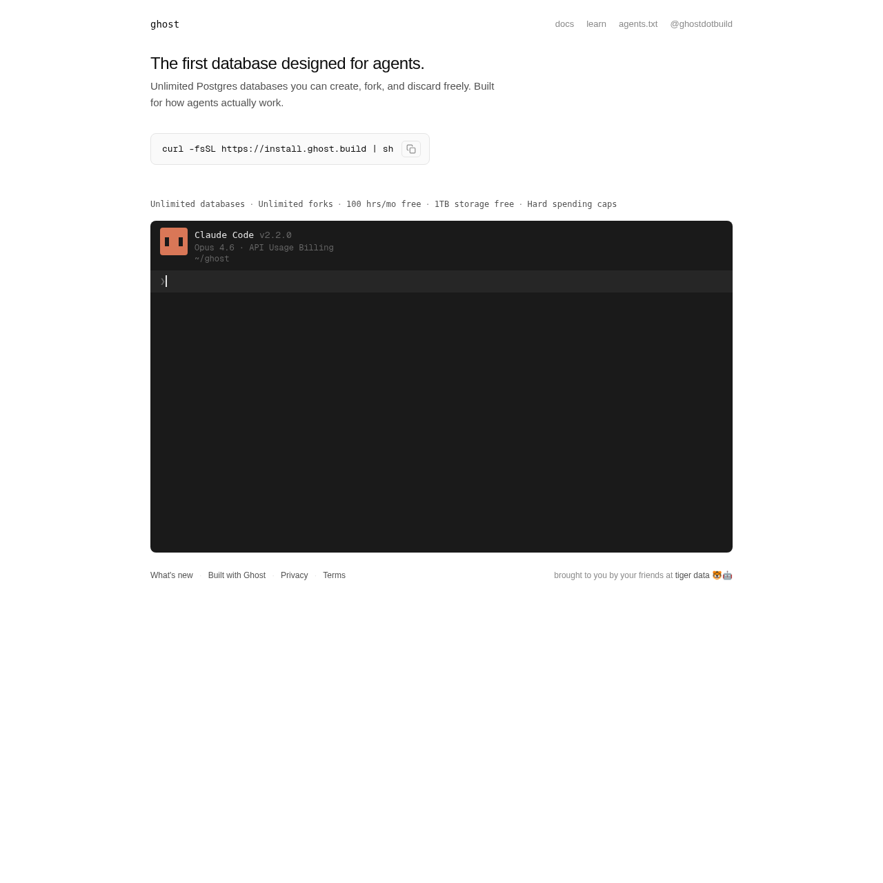 Ghost screenshot