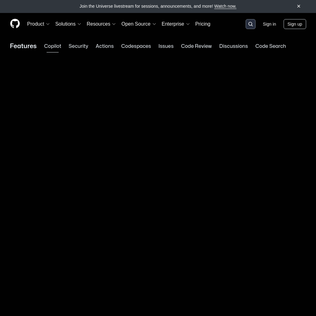 GitHub Copilot screenshot
