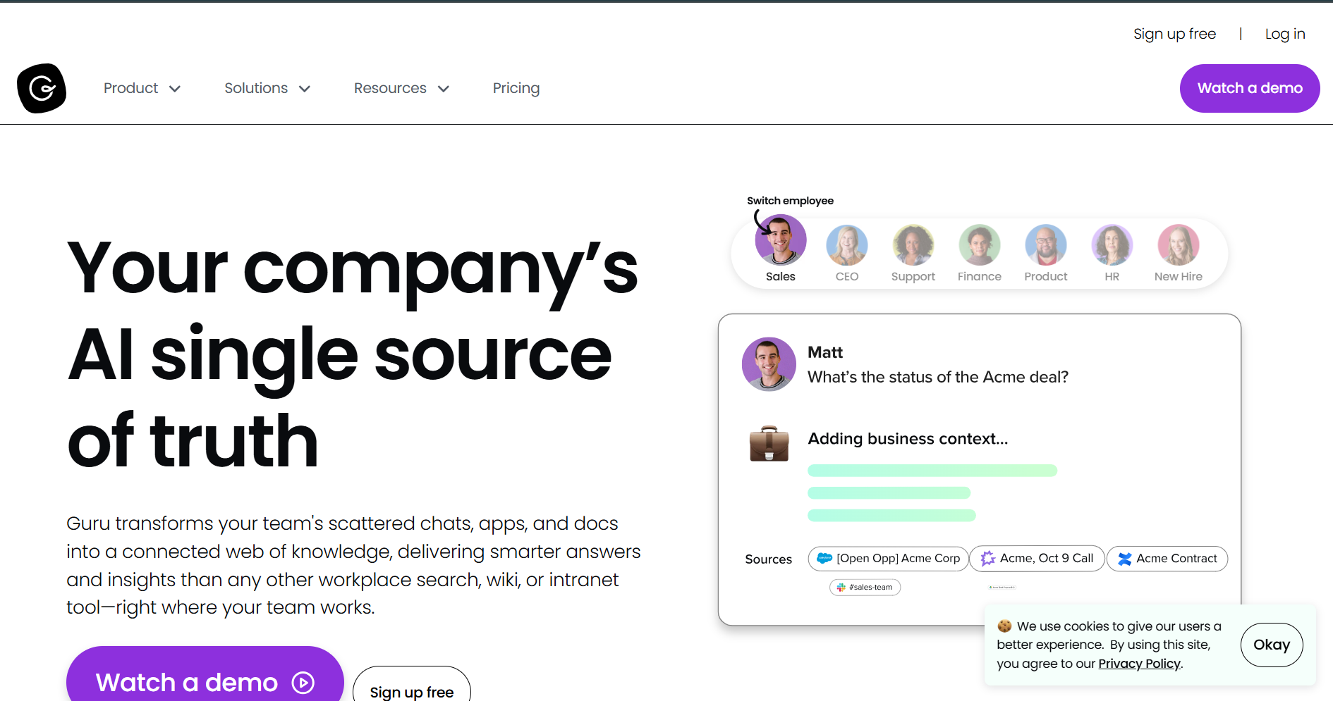 Guru screenshot