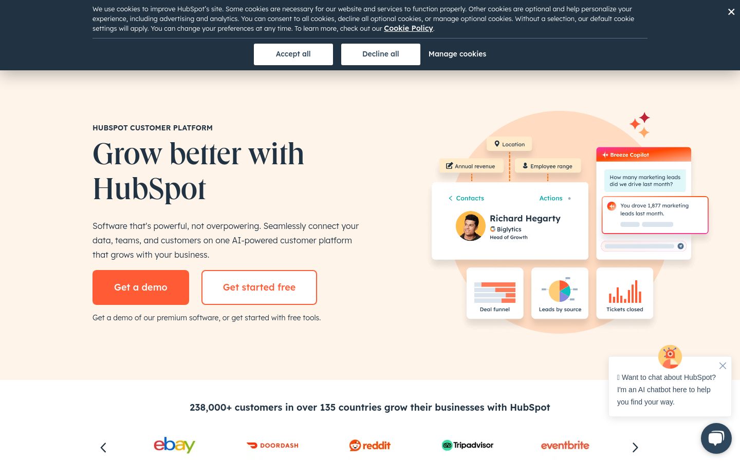 HubSpot screenshot