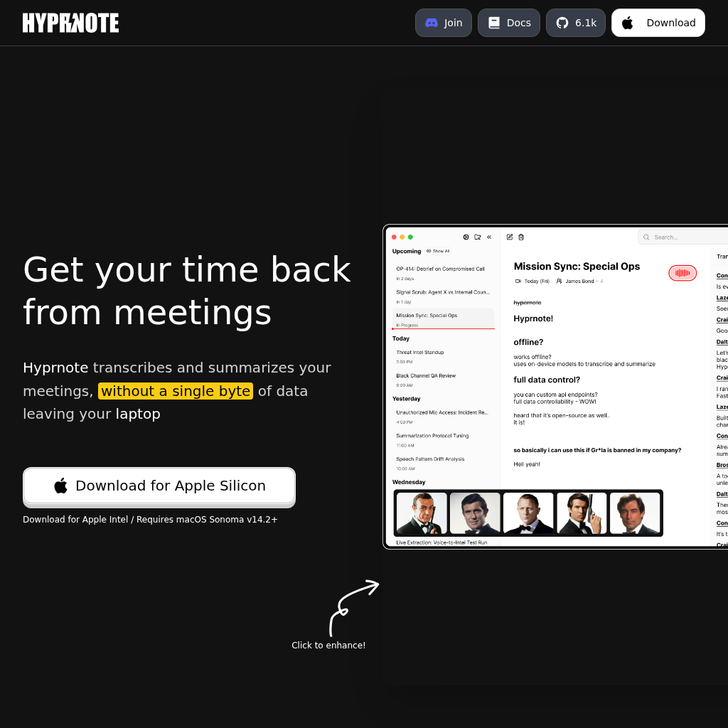 Hyprnote screenshot