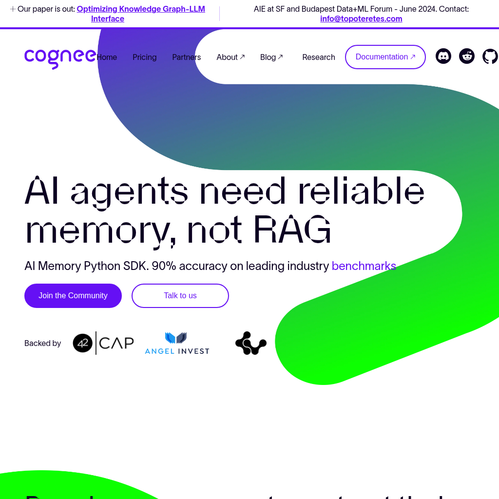 Cognee screenshot