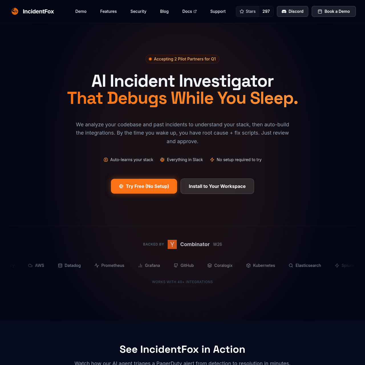 IncidentFox screenshot